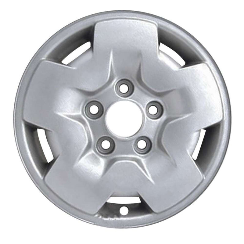 1997 chevrolet s10 wheel 15 silver aluminum 5 lug w5031as 4