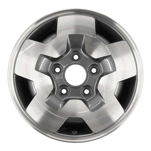 1996 gmc s15 wheel 15 machined charcoal aluminum 5 lug w5031mc 7