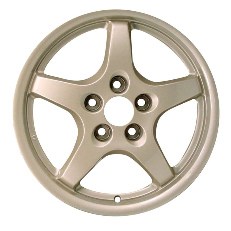 2002 chevrolet corvette wheel 17 gold aluminum 5 lug w5061g 6