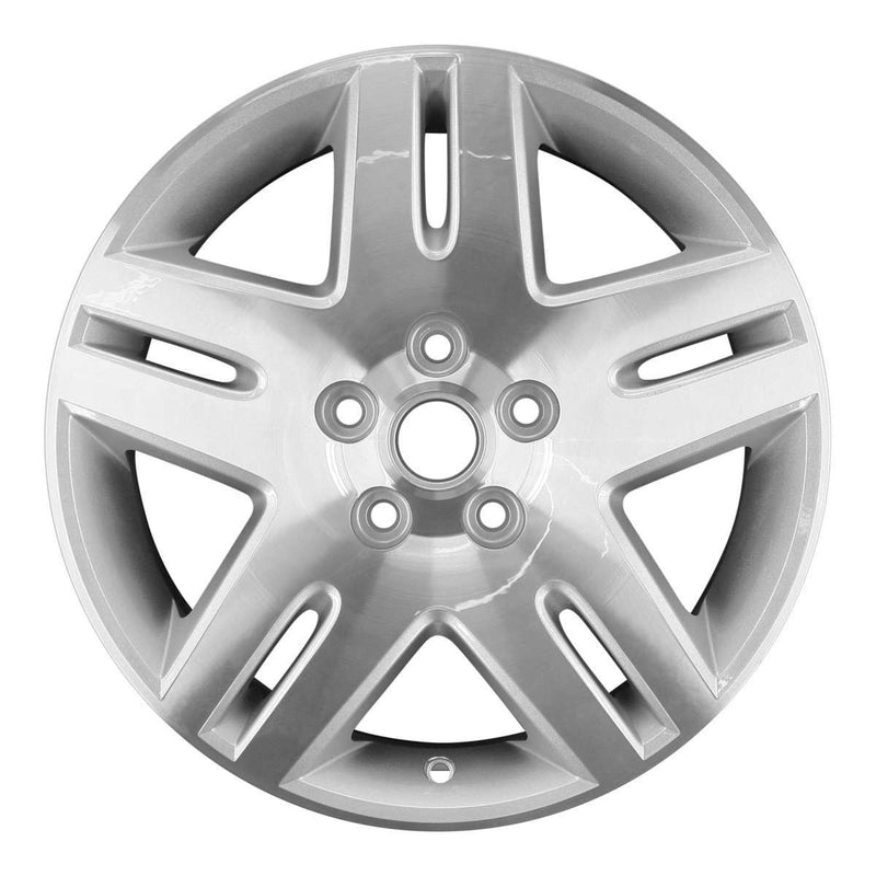 2010 chevrolet impala wheel 17 machined silver aluminum 5 lug rw5071ms 7