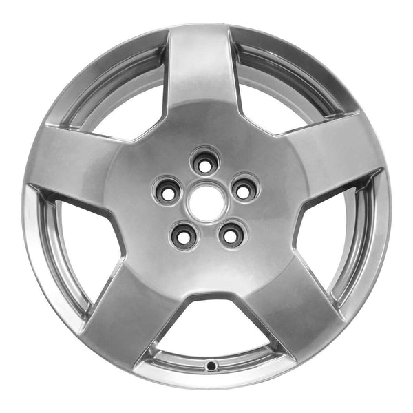 2008 chevrolet malibu wheel 18 machined silver aluminum 5 lug w5087ms 3