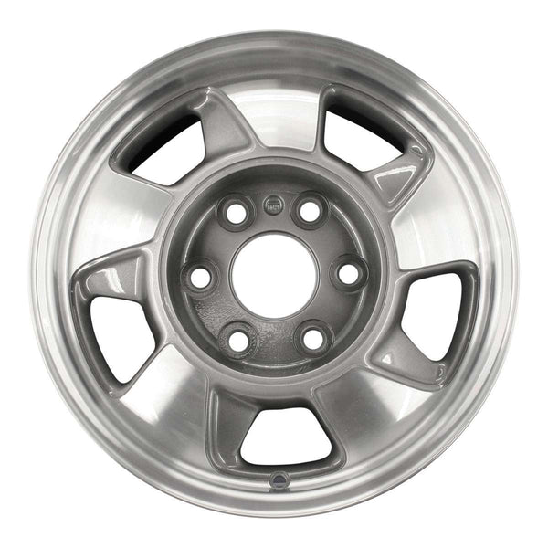 2000 chevrolet suburban wheel 16 machined charcoal aluminum 6 lug w5096mc 6