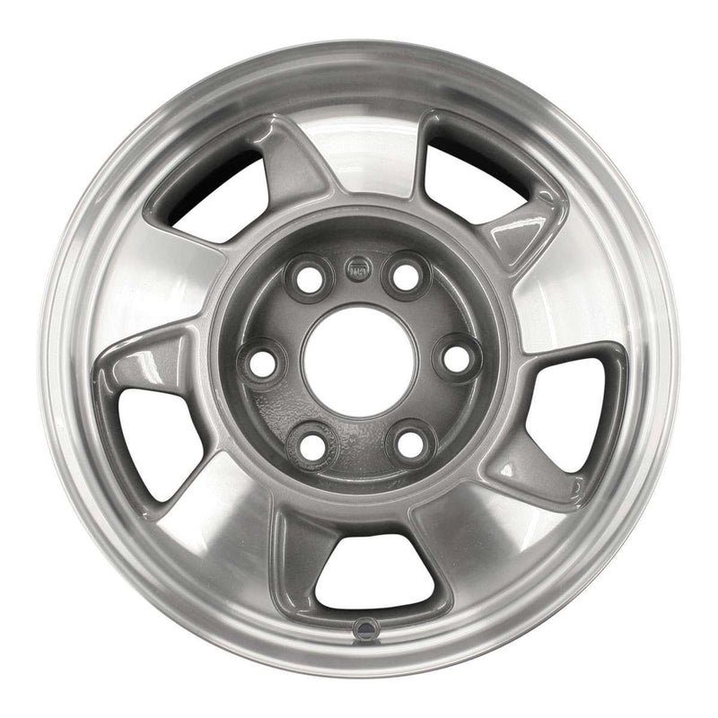 2003 chevrolet suburban wheel 16 machined charcoal aluminum 6 lug w5096mc 9