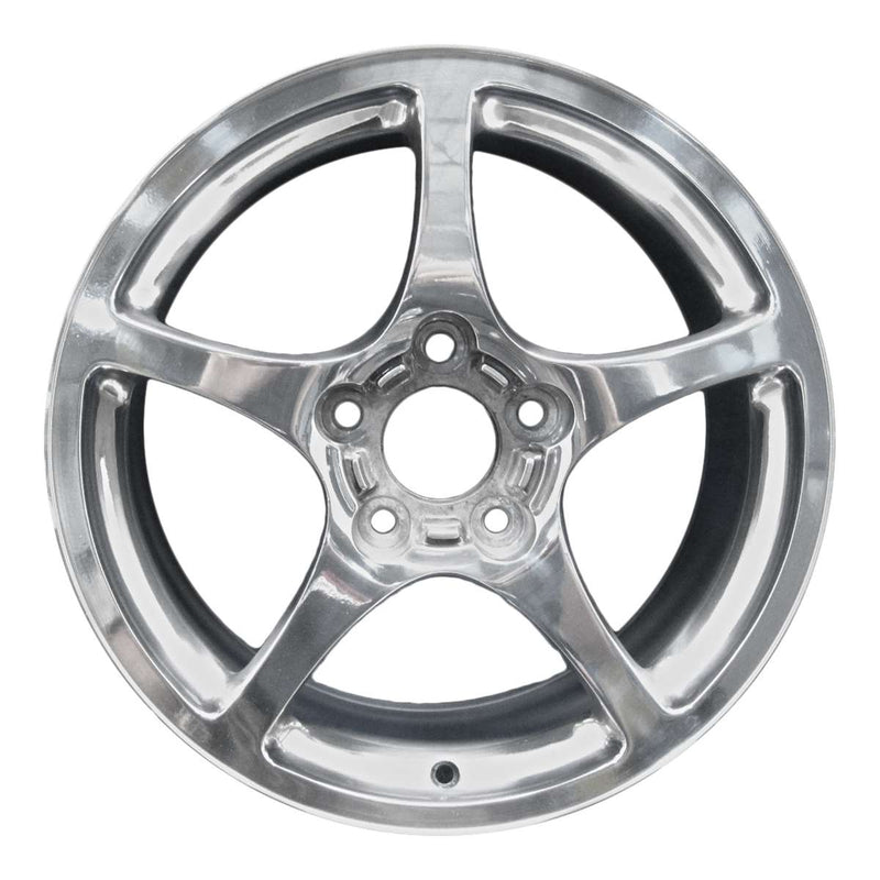 2003 chevrolet corvette wheel 17 polished aluminum 5 lug w5102p 4