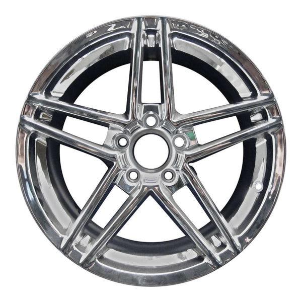 2006 chevrolet corvette wheel 19 chrome aluminum 5 lug w5111chr 1