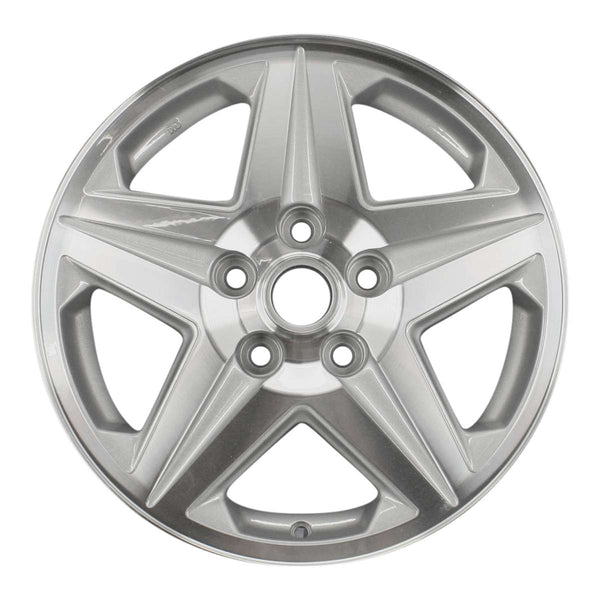 2003 chevrolet monte wheel 16 machined silver aluminum 5 lug w5115ms 4