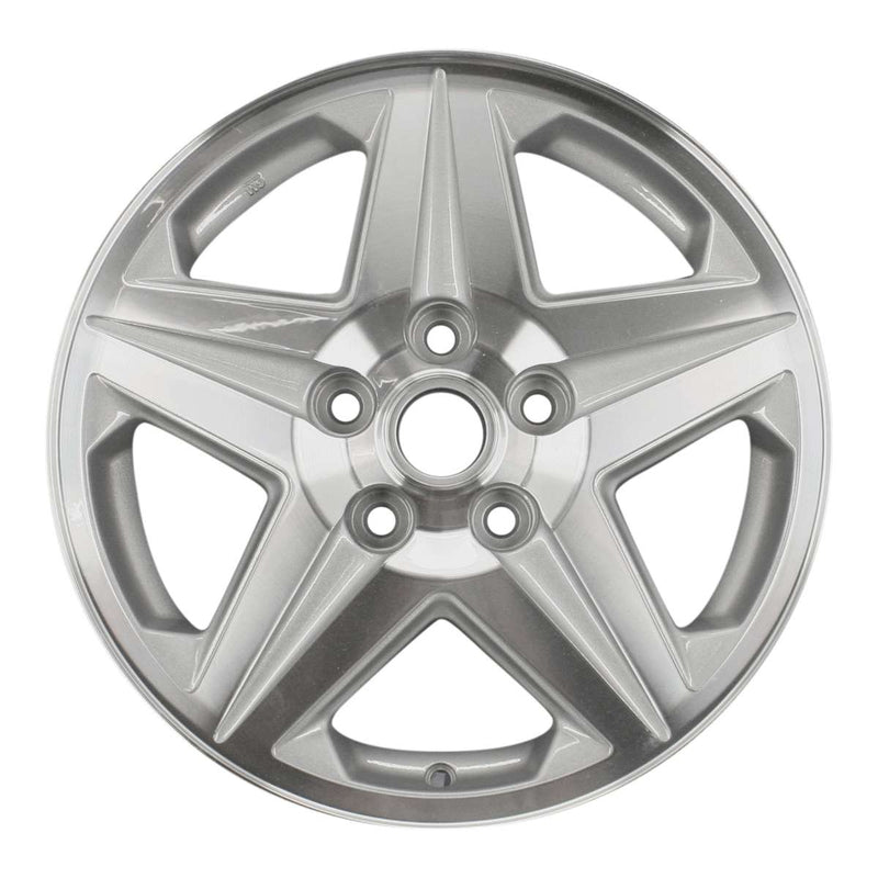 2003 chevrolet impala wheel 16 machined silver aluminum 5 lug w5115ms 9