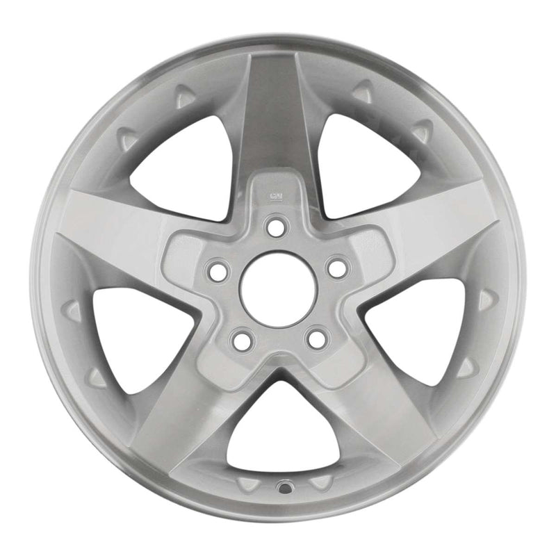 2005 chevrolet blazer wheel 16 machined silver aluminum 5 lug rw5116ms 8