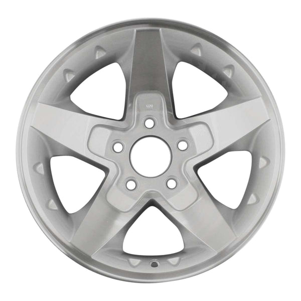 2001 gmc sonoma wheel 16 machined silver aluminum 5 lug rw5116ms 1