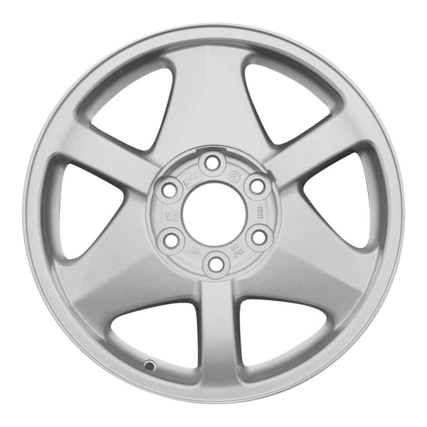 2003 gmc envoy wheel 17 silver aluminum 6 lug w5135s 2