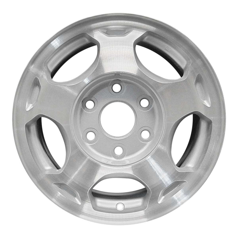 2004 chevrolet silverado wheel 16 machined silver aluminum 6 lug w5154ms 14