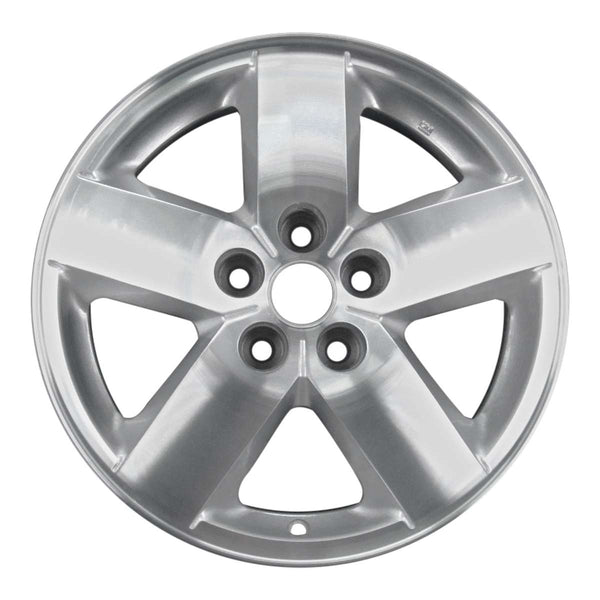 2004 chevrolet cavalier wheel 15 machined silver aluminum 5 lug w5155ms 2