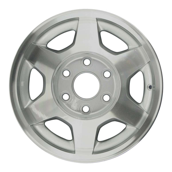 2006 gmc sierra wheel 16 machined silver aluminum 6 lug w5156ms 8