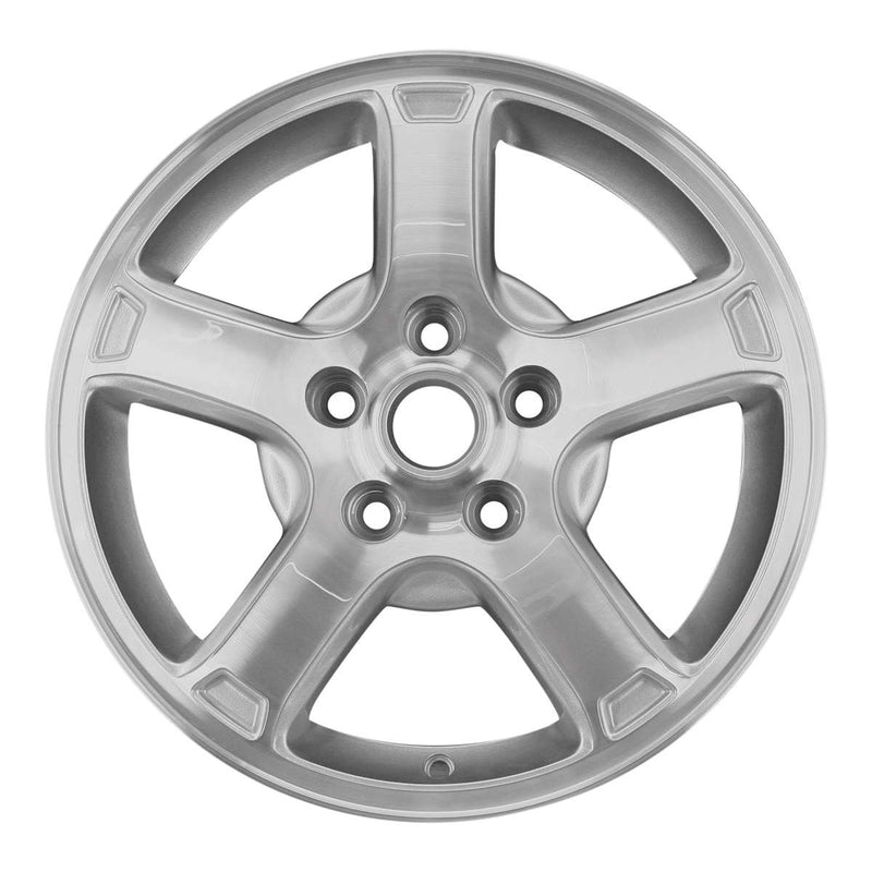 2003 chevrolet impala wheel 16 machined silver aluminum 5 lug w5164ms 8