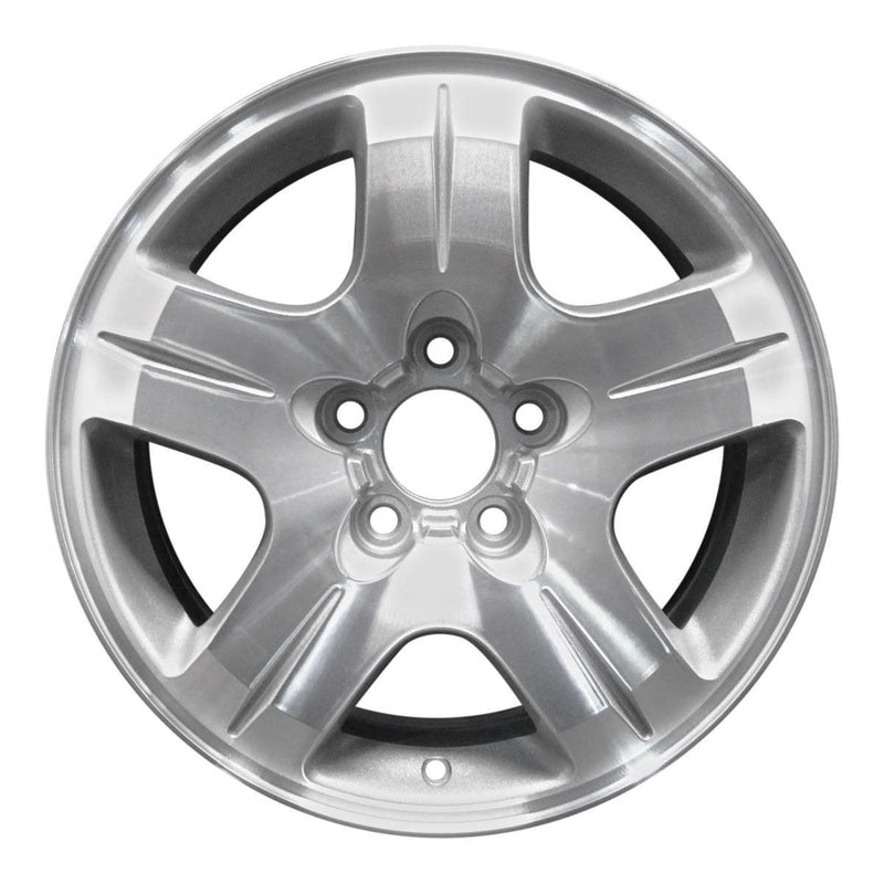 2004 chevrolet malibu wheel 16 machined silver aluminum 5 lug w5175ms 1