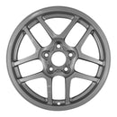 2002 chevrolet corvette wheel 17 charcoal aluminum 5 lug w5176c 2