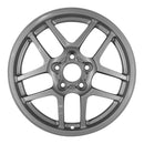 2003 chevrolet corvette wheel 18 charcoal aluminum 5 lug w5177c 3
