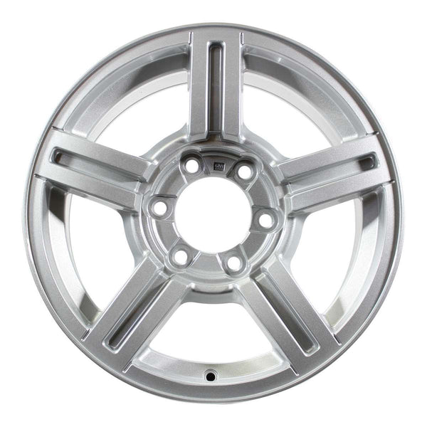 2007 chevrolet colorado wheel 17 silver aluminum 6 lug w5184s 6