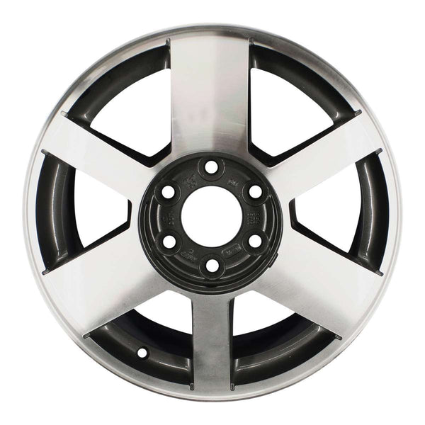 2006 gmc envoy wheel 17 machined charcoal aluminum 6 lug w5191mc 6