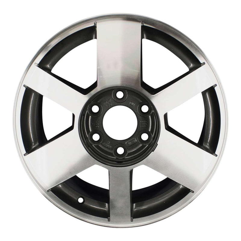 2004 gmc envoy wheel 17 machined charcoal aluminum 6 lug w5191mc 4