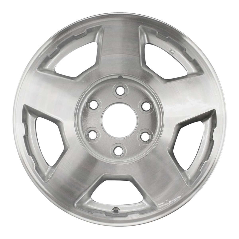 2006 chevrolet suburban wheel 17 machined silver aluminum 6 lug w5196ms 8