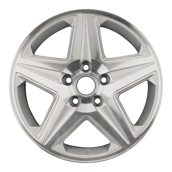 2005 chevrolet monte wheel 17 machined silver aluminum 5 lug w5218ms 2