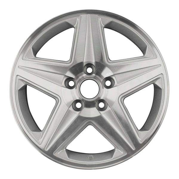 2004 chevrolet impala wheel 17 machined silver aluminum 5 lug w5219ms 1