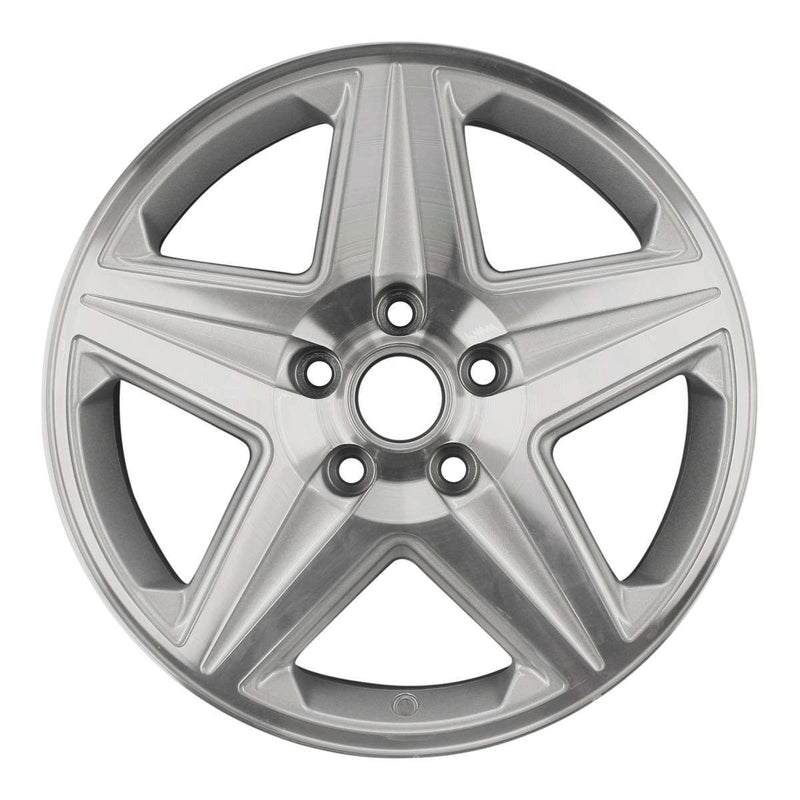 2004 chevrolet impala wheel 17 machined silver aluminum 5 lug w5219ms 1