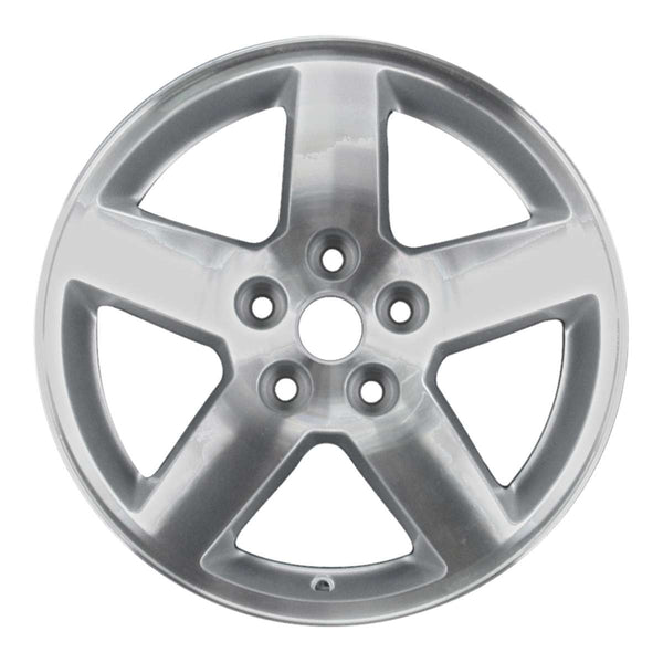 2008 chevrolet cobalt wheel 16 machined silver aluminum 5 lug w5269ms 6