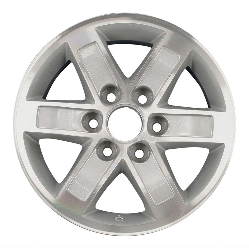 2007 gmc yukon wheel 17 machined silver aluminum 6 lug w5296ms 23