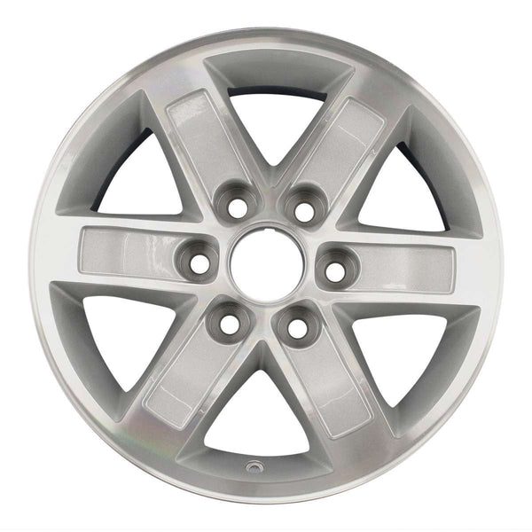 2012 gmc yukon wheel 17 machined silver aluminum 6 lug w5296ms 6