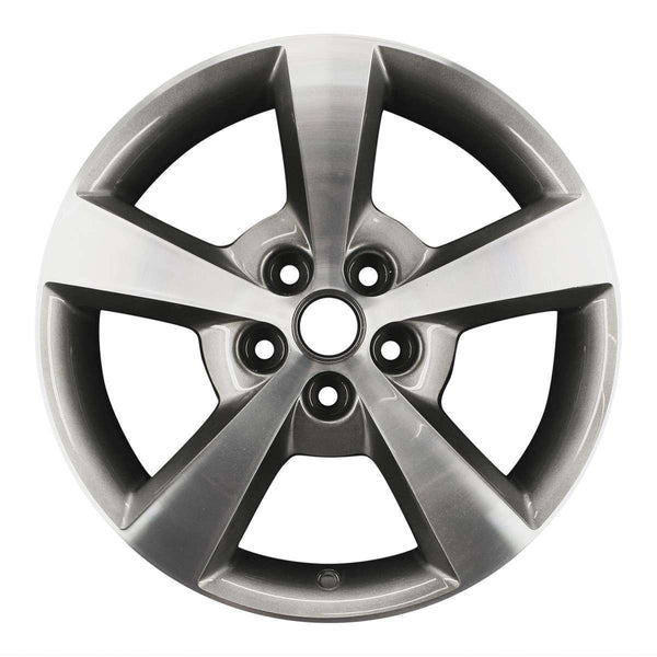 2007 chevrolet malibu wheel 17 machined charcoal aluminum 5 lug w5334mc 7