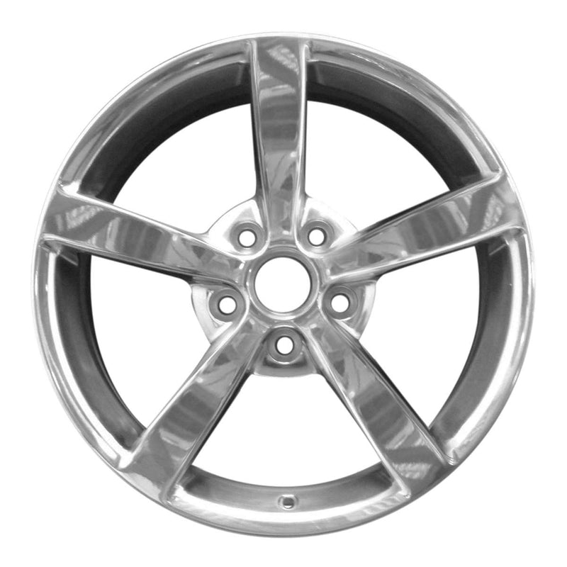 2010 chevrolet corvette wheel 18 polished aluminum 5 lug w5339p 3