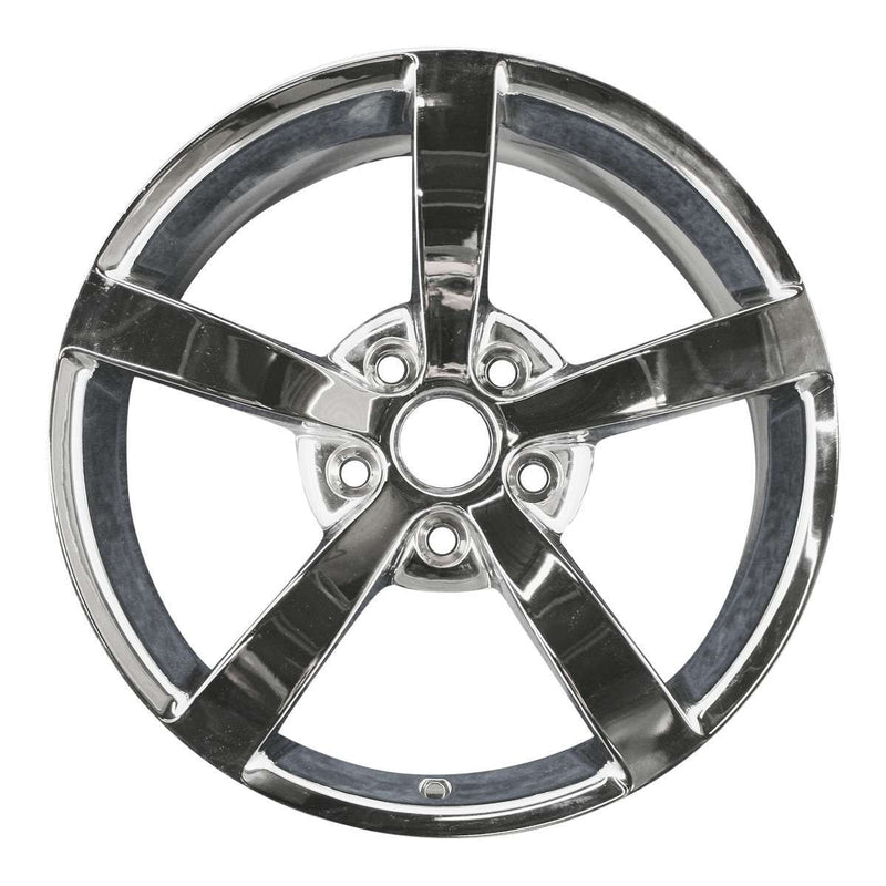 2010 chevrolet corvette wheel 19 chrome aluminum 5 lug w5346chr 3