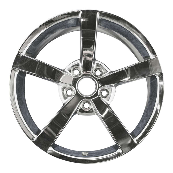 2008 chevrolet corvette wheel 19 chrome aluminum 5 lug w5346chr 1