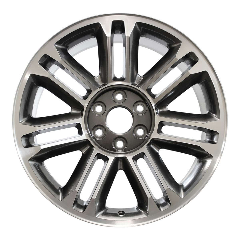 2012 cadillac escalade wheel 22 machined hyper aluminum 6 lug w5358mh 16