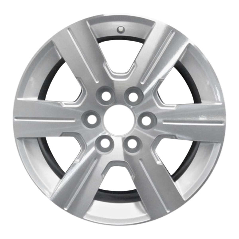 2013 chevrolet traverse wheel 18 machined silver aluminum 6 lug w5408ms 5