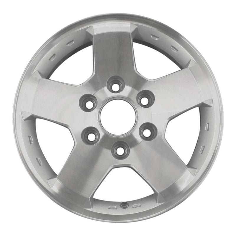 2009 gmc canyon wheel 16 machined silver aluminum 6 lug w5425ms 5