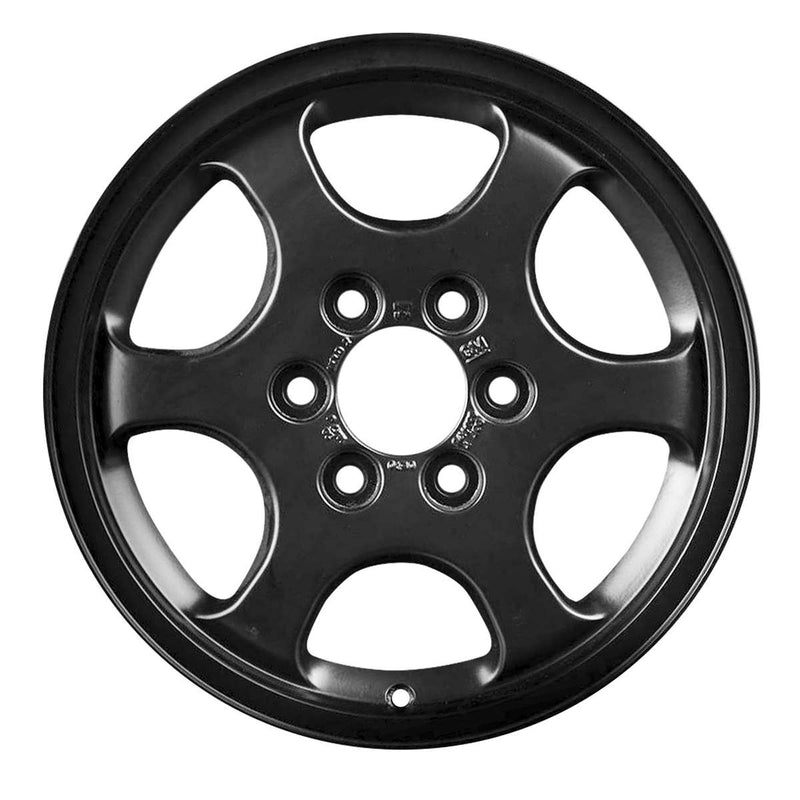 2003 chevrolet trailblazer wheel 16 black aluminum 6 lug w5429b 2