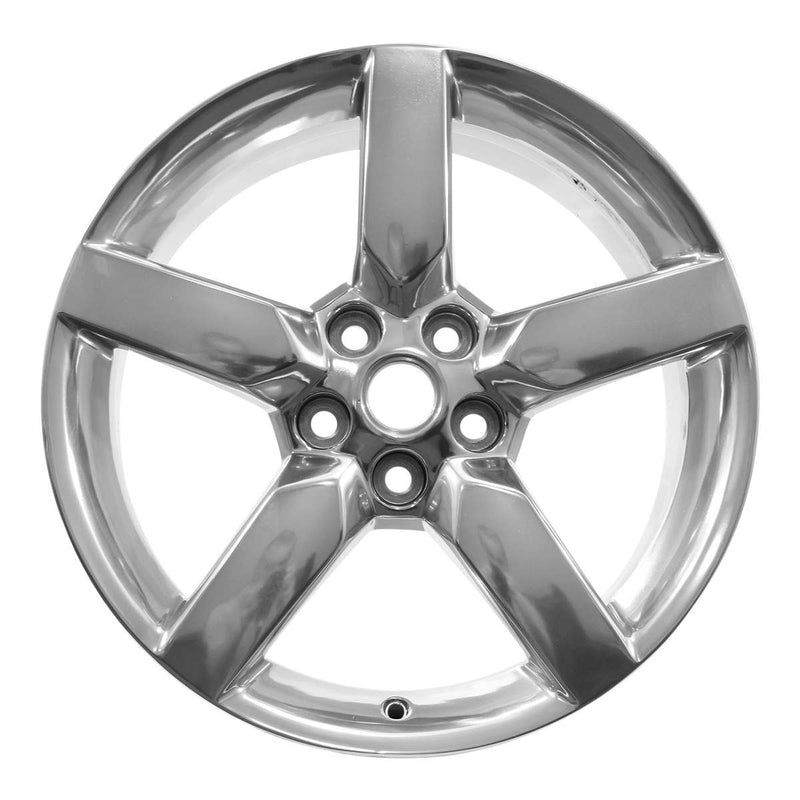 2013 chevrolet camaro wheel 19 polished aluminum 5 lug w5441p 4