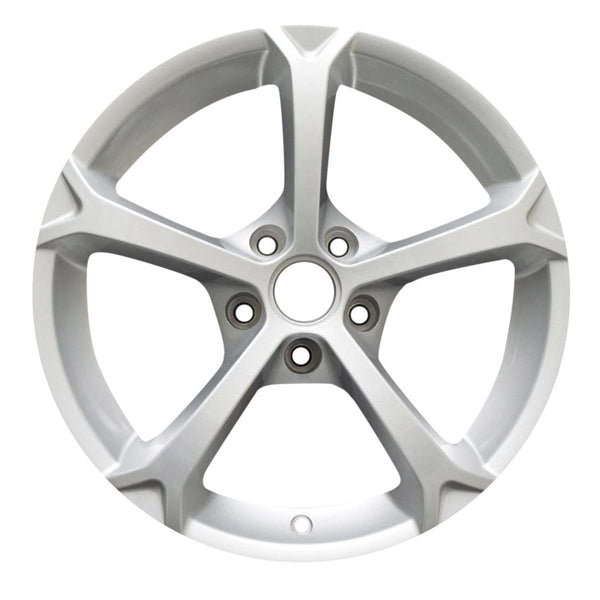 2012 chevrolet corvette wheel 18 silver aluminum 5 lug w5460s 3