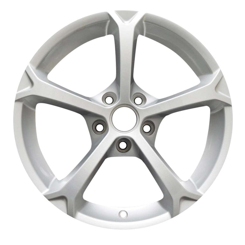 2011 chevrolet corvette wheel 18 silver aluminum 5 lug w5460s 2