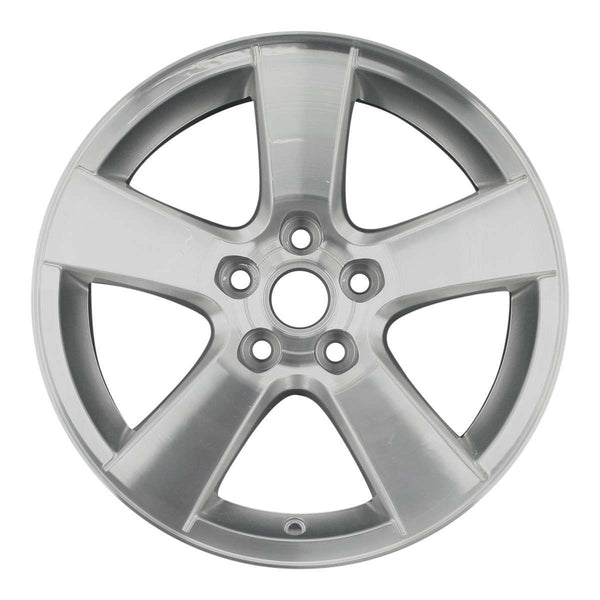 2015 chevrolet cruze wheel 16 machined silver aluminum 5 lug rw5473ms 5