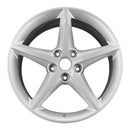 2012 chevrolet corvette wheel 18 silver aluminum 5 lug w5486s 2