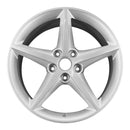 2011 chevrolet corvette wheel 19 silver aluminum 5 lug w5489s 1