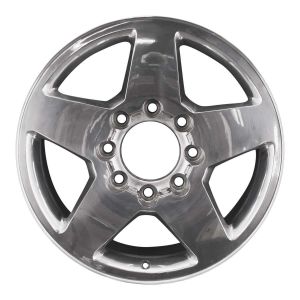 2018 gmc sierra wheel 20 polished charcoal aluminum 8 lug w5503pc 30