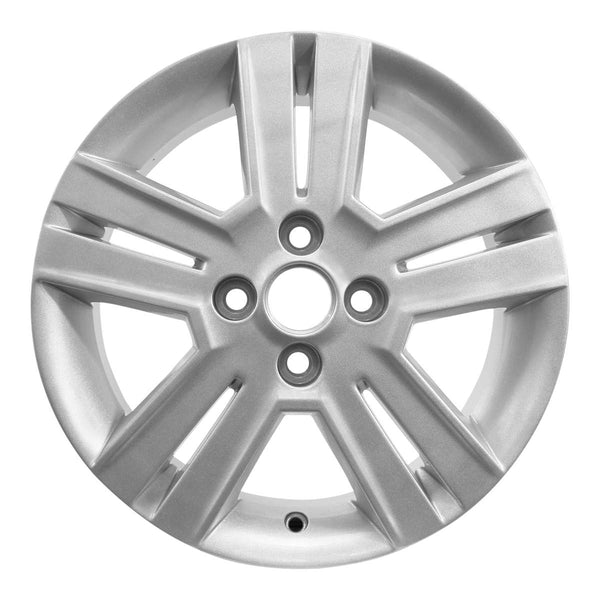 2013 chevrolet spark wheel 15 silver aluminum 4 lug w5556s 1