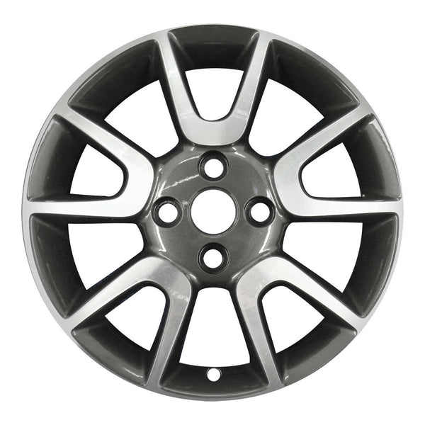 2015 chevrolet spark wheel 15 machined charcoal aluminum 4 lug w5557mc 3