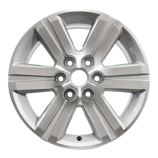 2016 chevrolet traverse wheel 18 machined silver aluminum 6 lug w5572ms 4