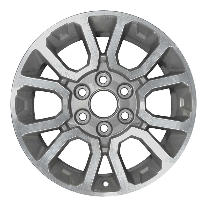 2020 gmc yukon wheel 18 machined silver aluminum 6 lug rw5649ms 6